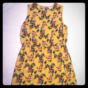 Yellow floral dress from Target